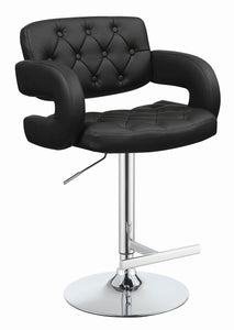 29"BAR STOOL, BLACK, 24.50''W x 24.00"D x 38.00-43.00"H