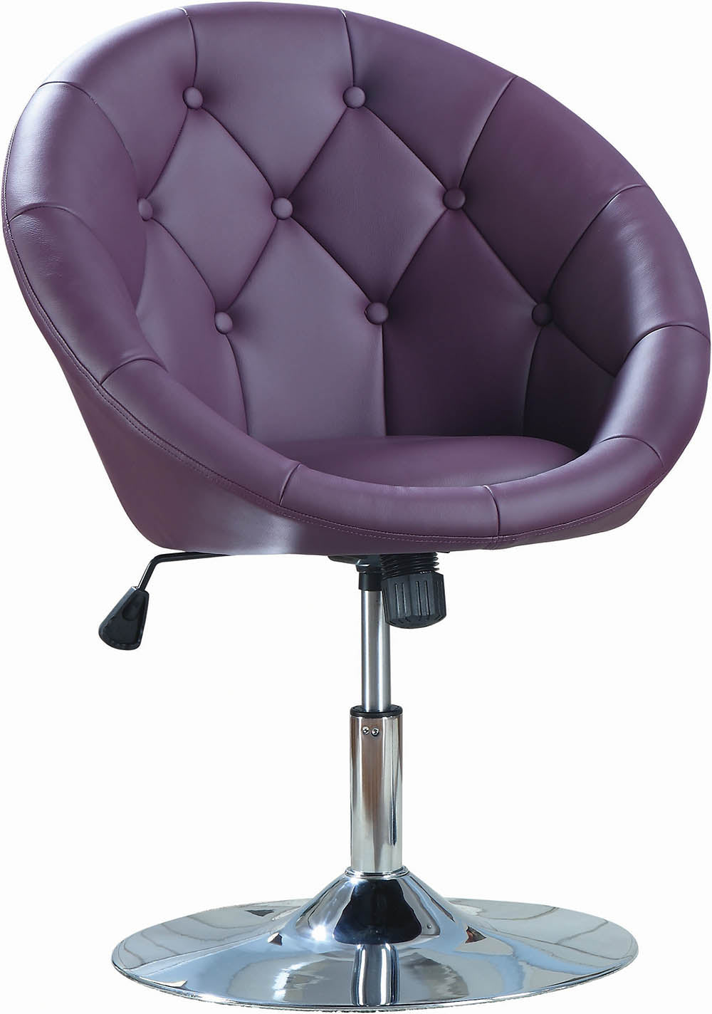 ACCENT CHAIR, PURPLE, 26.75