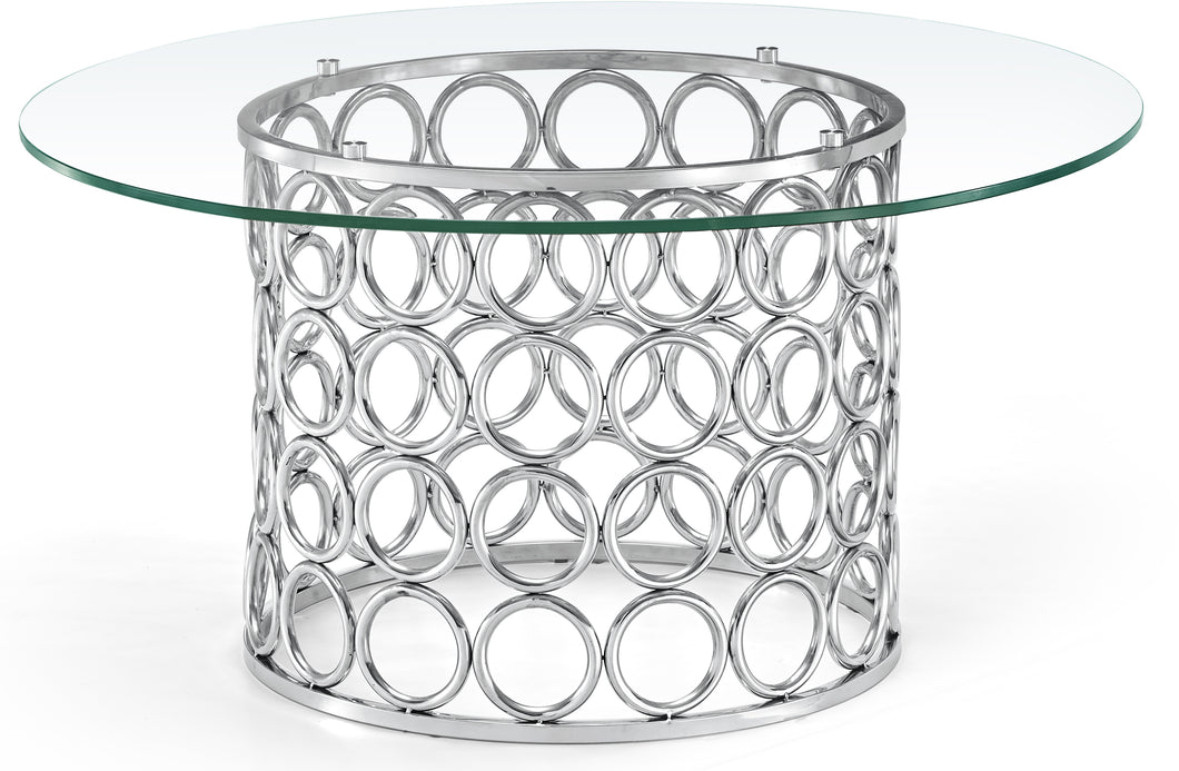 Opal Chrome Coffee Table