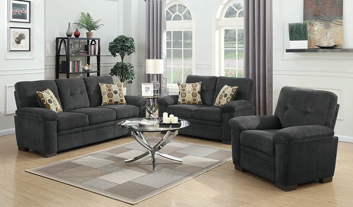 LOVESEAT, CHARCOAL, 59.00 X 37.00 X 38.00”H