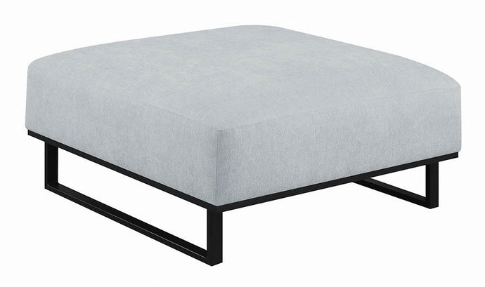 OTTOMAN, GREY, 38.00 X 38.00 X 18.00''H