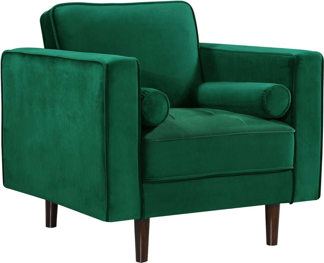 Emily Green Velvet Chair
