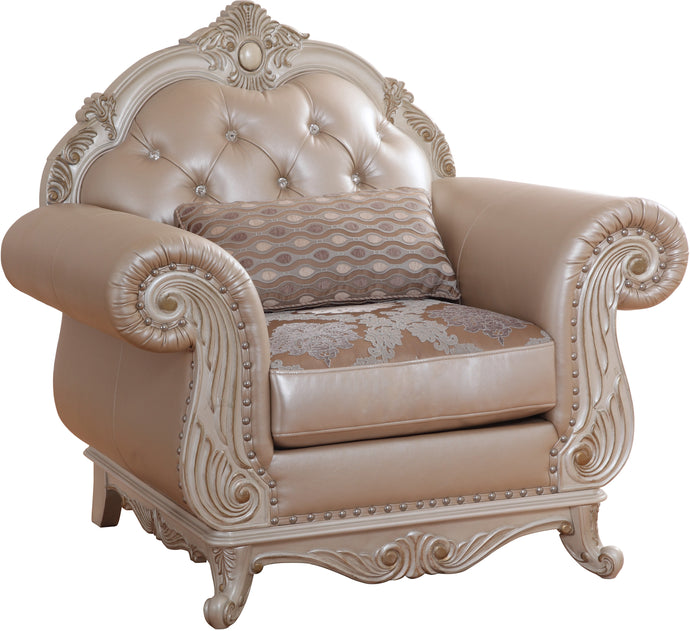 Marquee Pearl Leather Chair