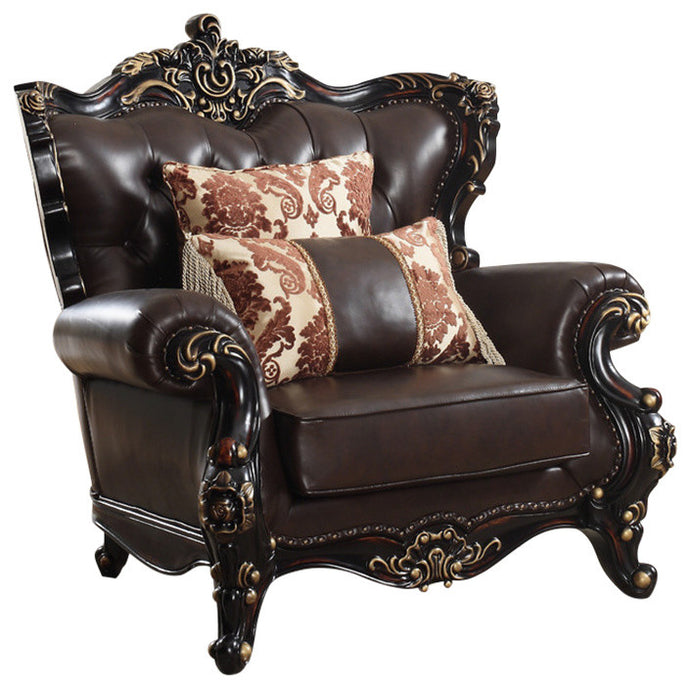 Barcelona Brown Leather Chair