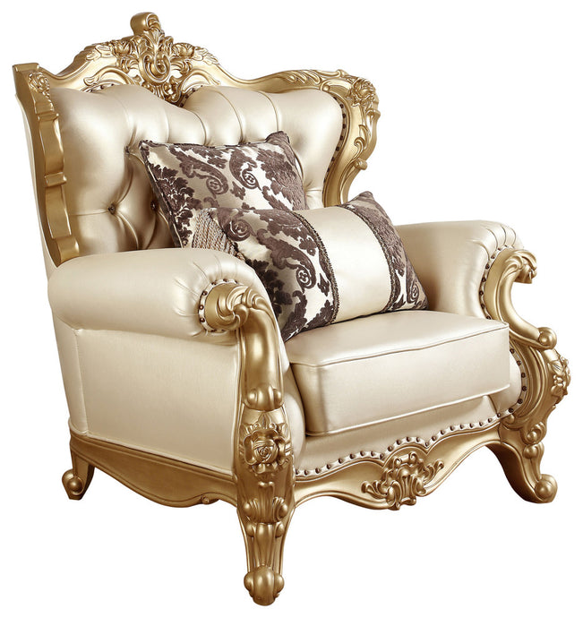 Bennito Pearl Leather Chair