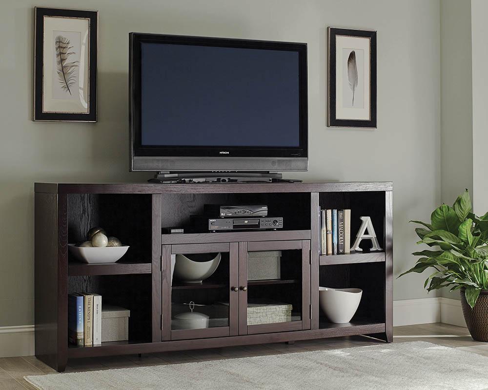 TV CONSOLE, BLACK, 52.00 X 15.50 X 34.75