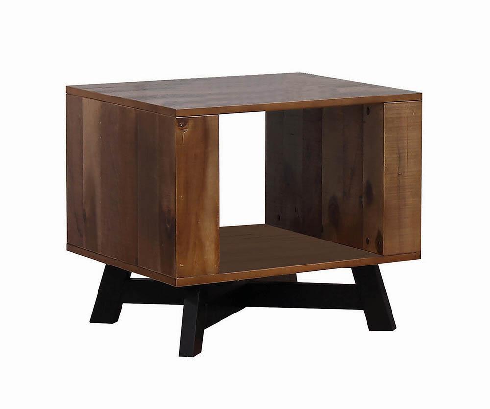 COF.TABLE, NAOMI ASH/BLK SAND-OFF, 47.25X27.50X15.75