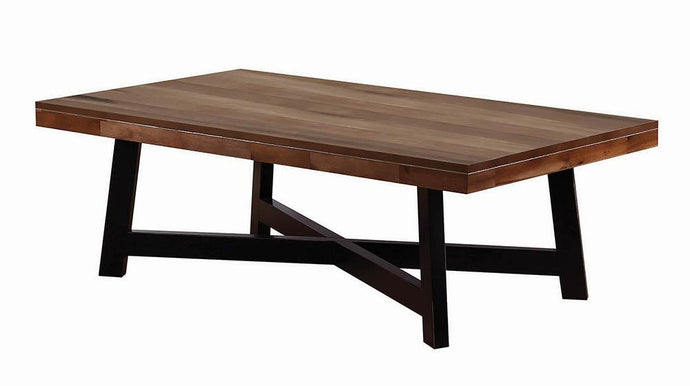 SOFA TABLE, NAOMI ASH/BLK SAND-OFF, 52X15.5X30