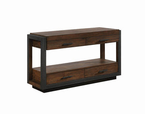 END TABLE, N.HONEY/GUNMETAL, 24.00 X 24.00 X 22.50"H