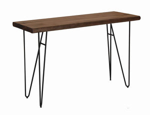 END TABLE, RUSTIC BRWN/ BLK, 26.00 X 24.00 X 24.00"H