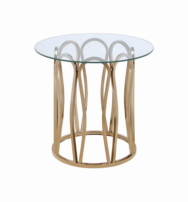 COFFEE TABLE, CHOCOLATE CHROME, 39.25