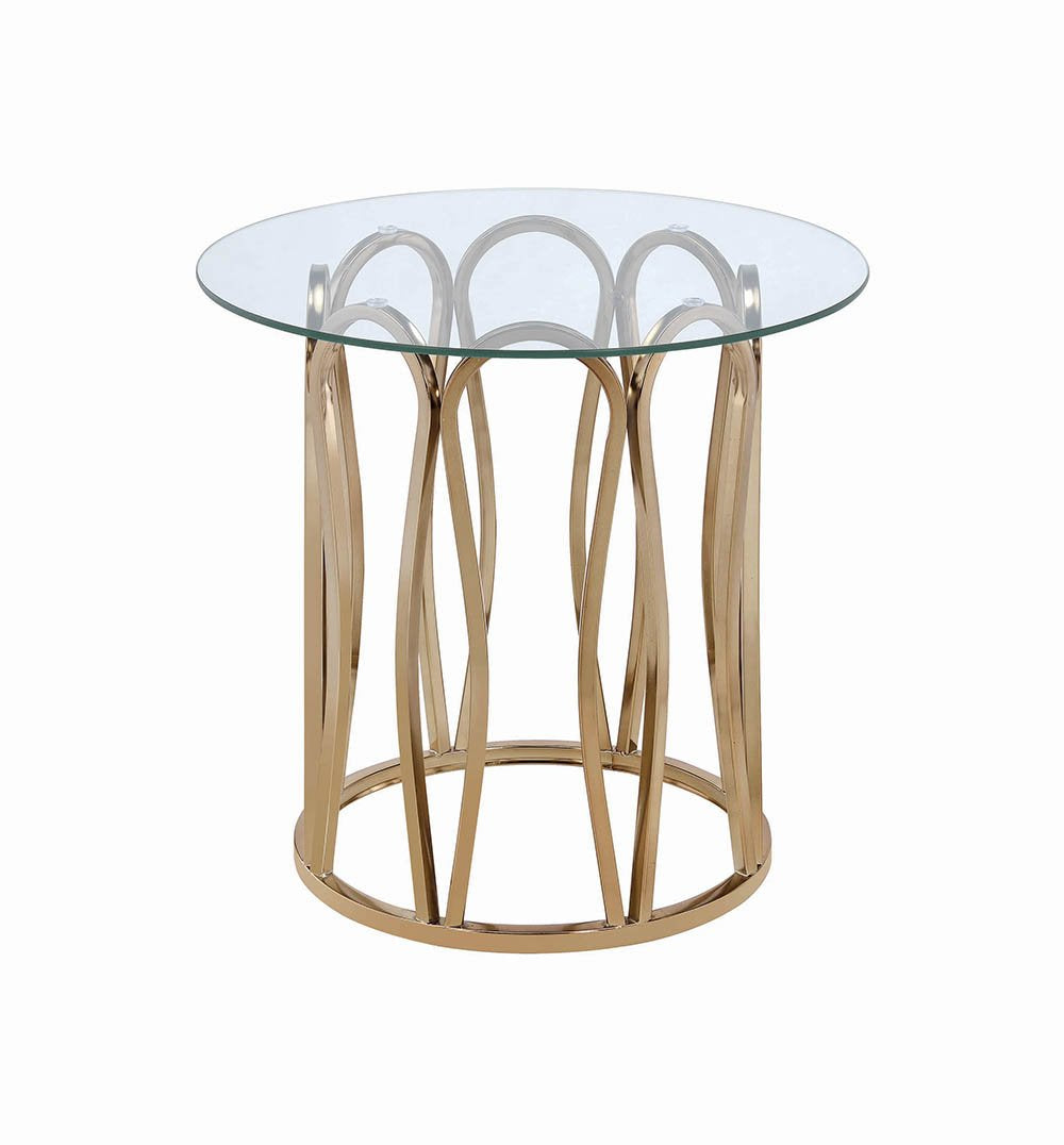COFFEE TABLE, CHOCOLATE CHROME, 39.25