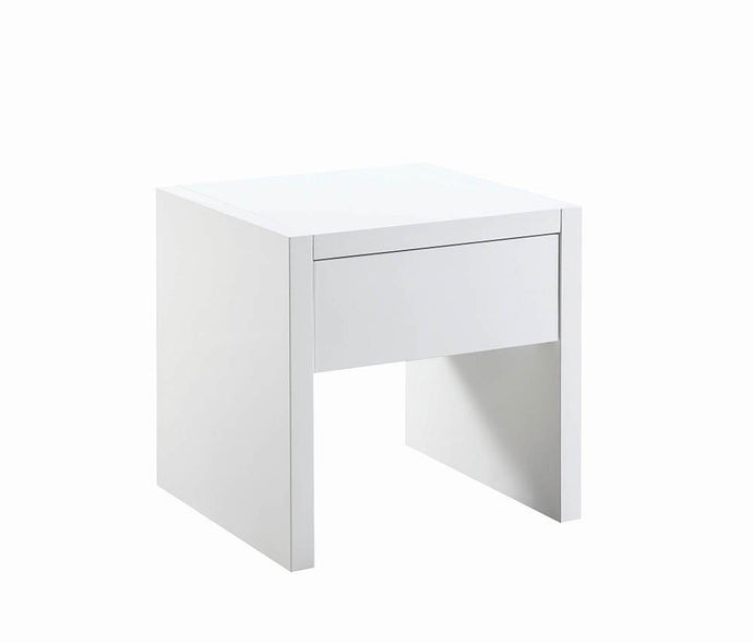 COFFEE TABLE, GLOSSY WHITE, 50.50 X 23.25 X 16.50
