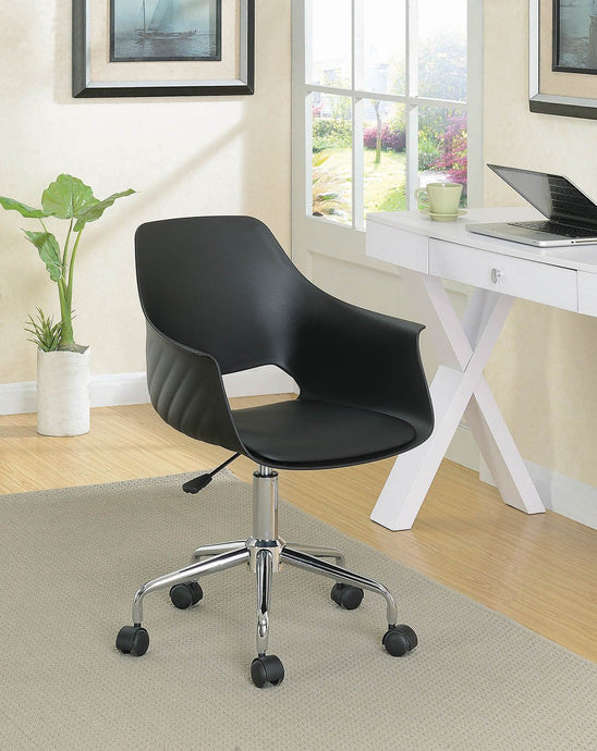 OFFICE CHAIR, TAUPE, 25.50 X 26.00 X 39.00-43.00