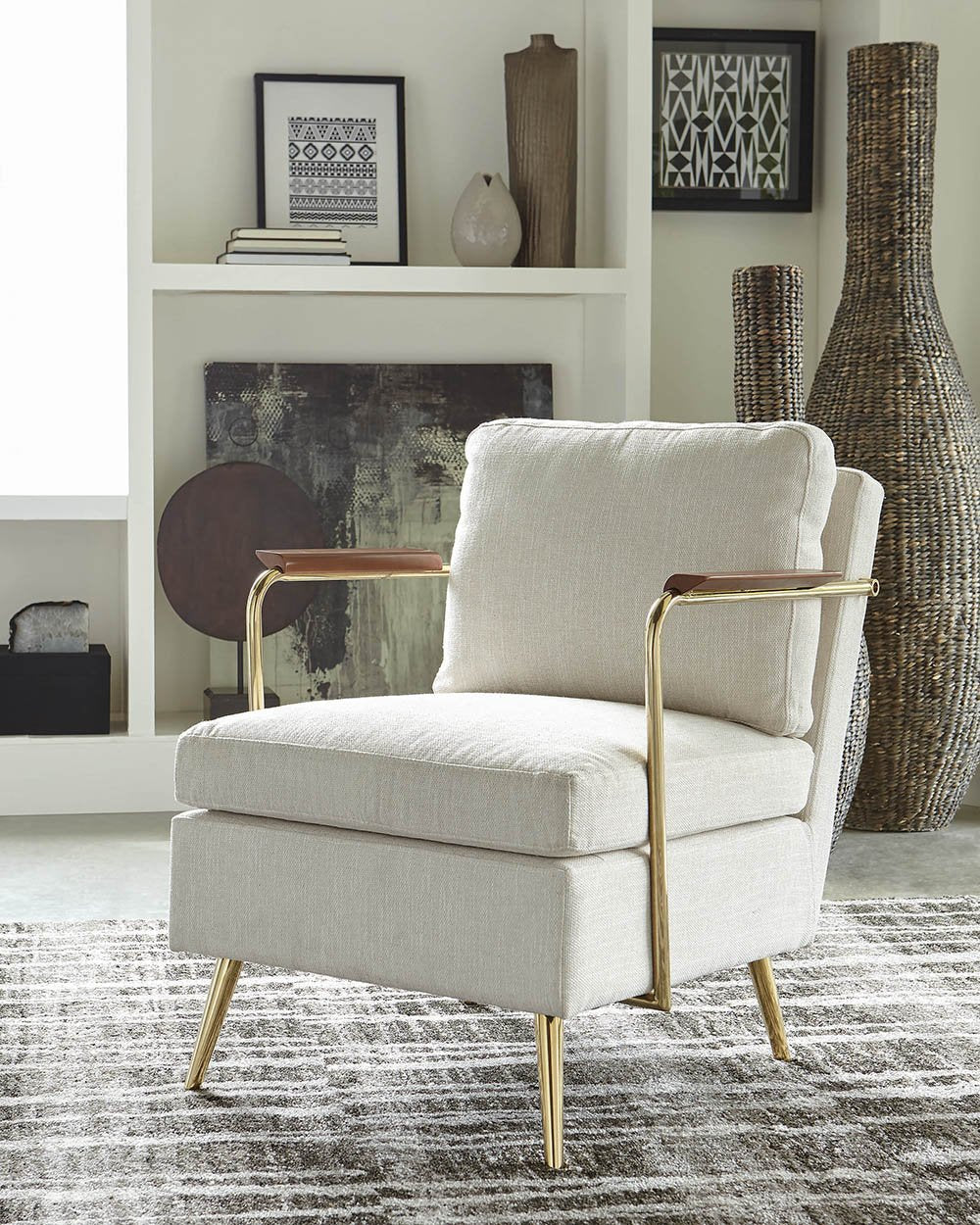 ACCENT CHAIR, BLUE