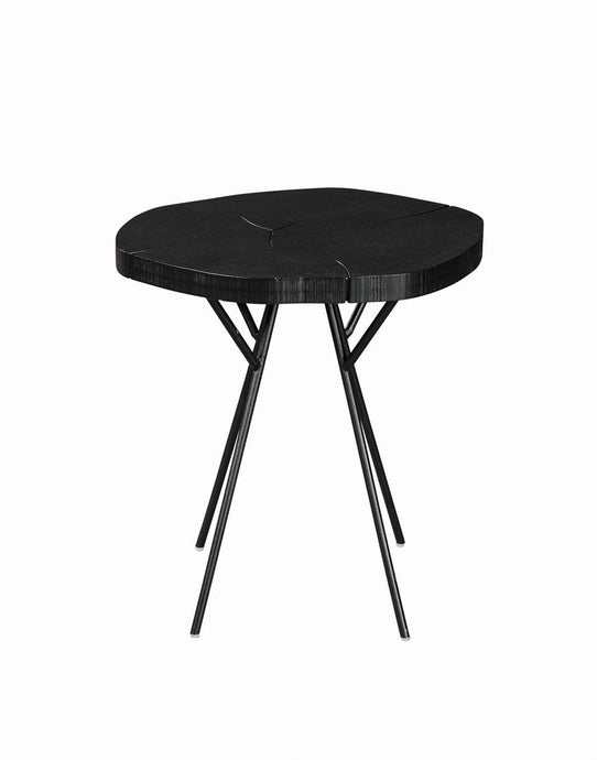 ACCENT CHAIR, BLACK, 29.50 X 27.50 X 34.00