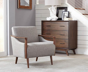 ACCENT CHAIR, BLUE, 27.25 X 29.00 X 28.25''H