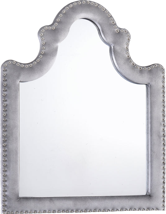 Sophie Grey Velvet Mirror