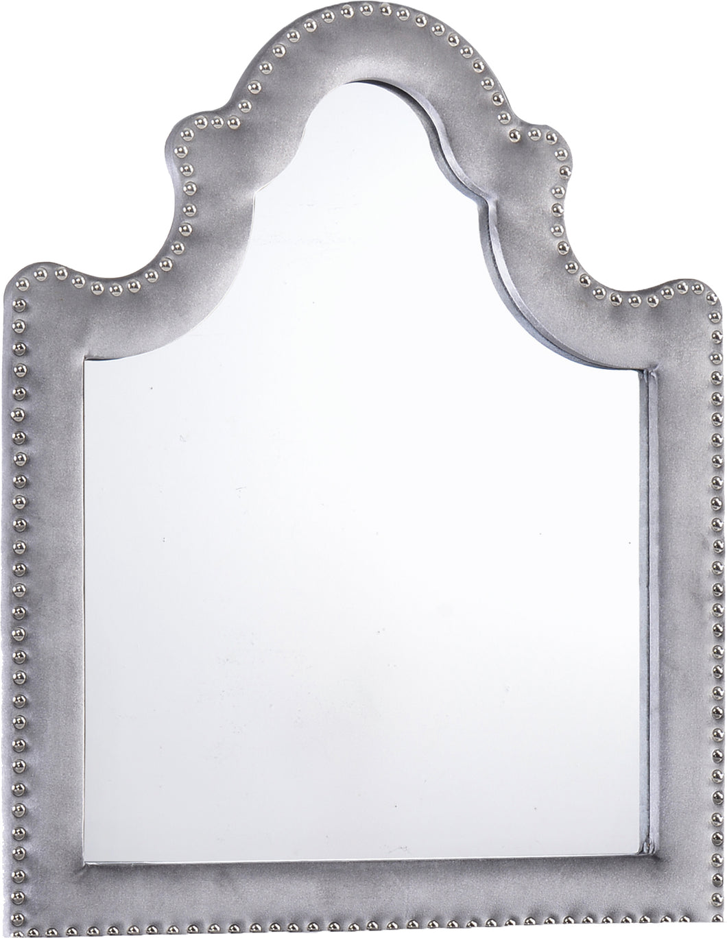 Sophie Grey Velvet Mirror